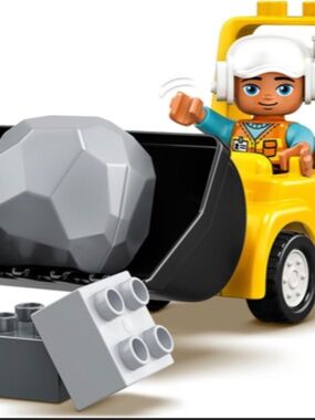 LEGO Duplo Construction Dozer Mini Set 10930 90% Complete No Box Kids Baby Toys